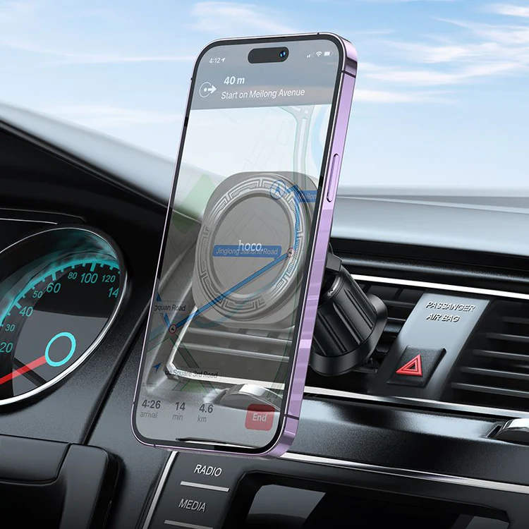 Clip de sortie d'aération magnétique, support de téléphone portable de voiture