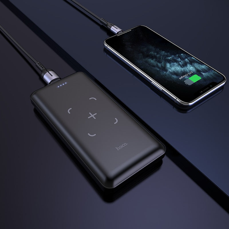 (10000mAh) Chargeur sans fil Batterie portable Banque d'alimentation