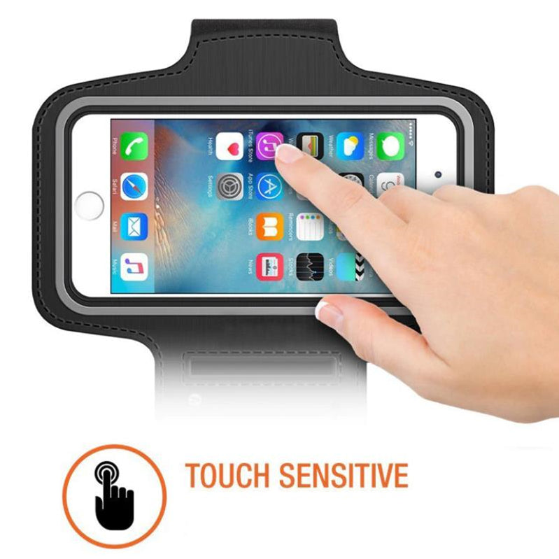 Étui de brassard de support de téléphone étanche pour téléphone de 4,7 à 5,4 pouces