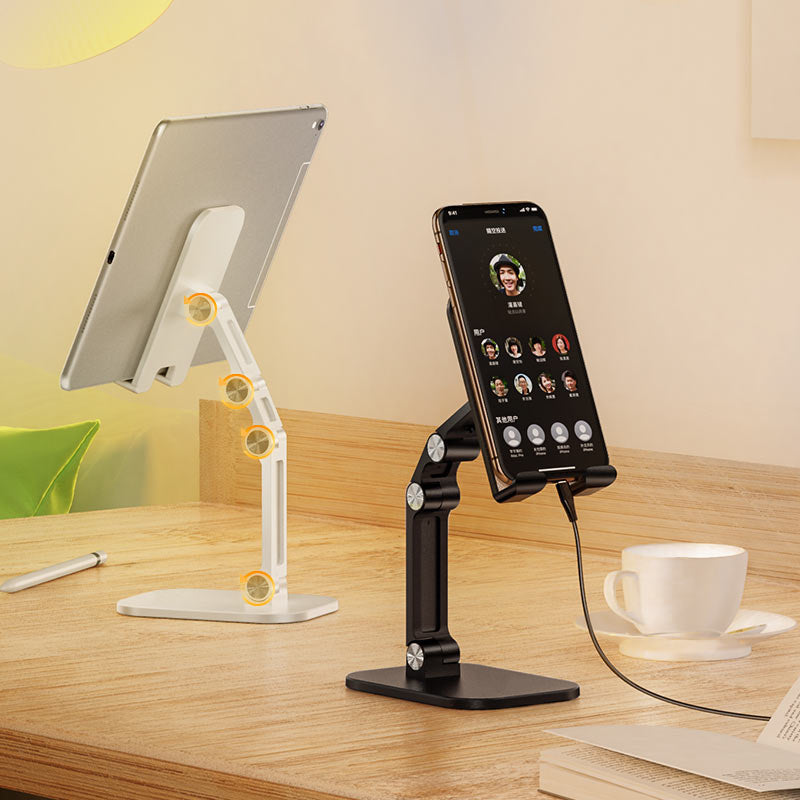 Support de bureau pliable pour tablette, support de téléphone