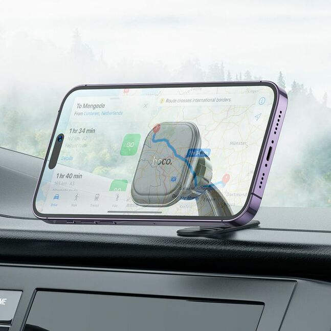 Support de téléphone portable de voiture à montage collant pour tableau de bord magnétique