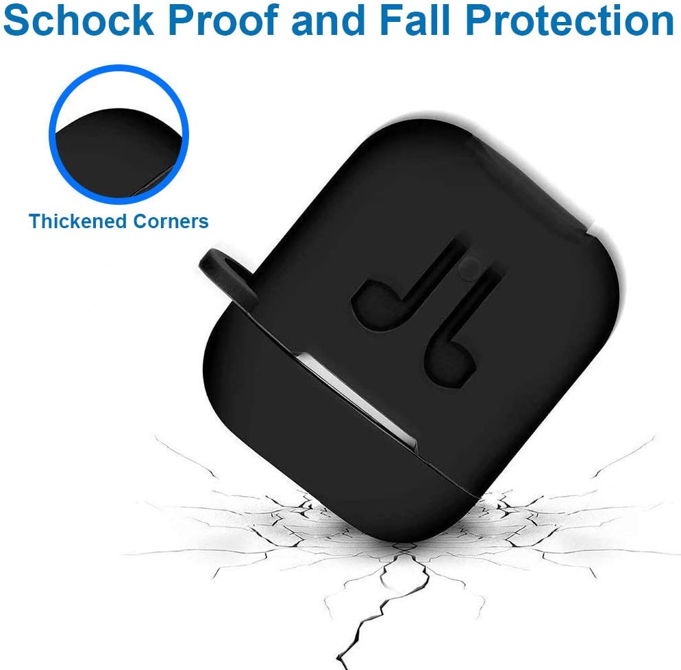 Étui en silicone 7 en 1 avec bracelet de montre en silicone pour AirPods 1 2 (1ère 2ème génération)