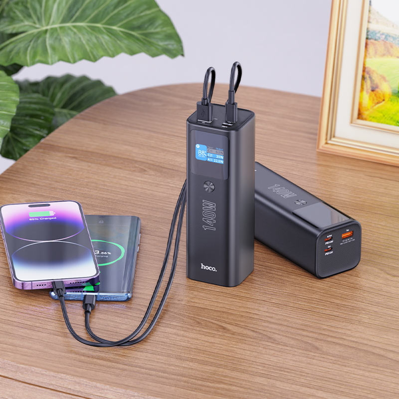 (25 000 mAh) Chargeur de batterie externe USB-C 140 W Banque d'alimentation portable