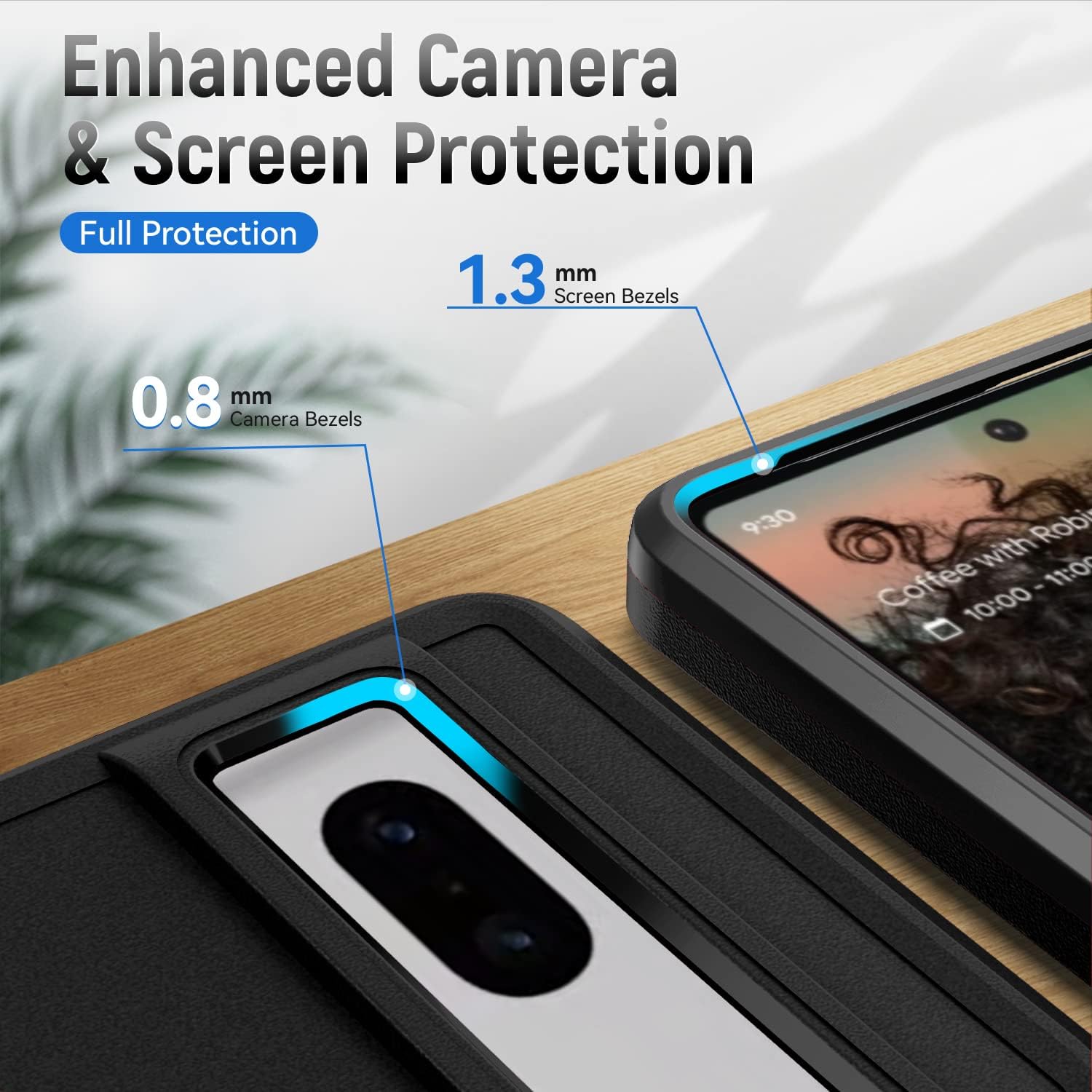 Étui à anneau robuste pour Google Pixel 8A