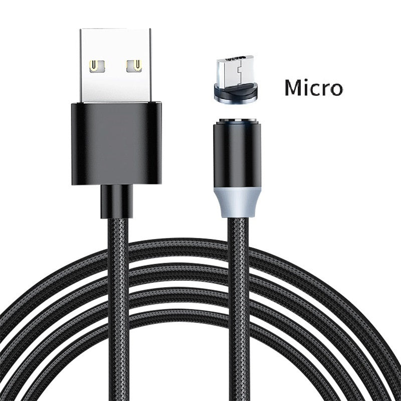 Câble de données de chargement magnétique USB-A vers micro USB (1 m)