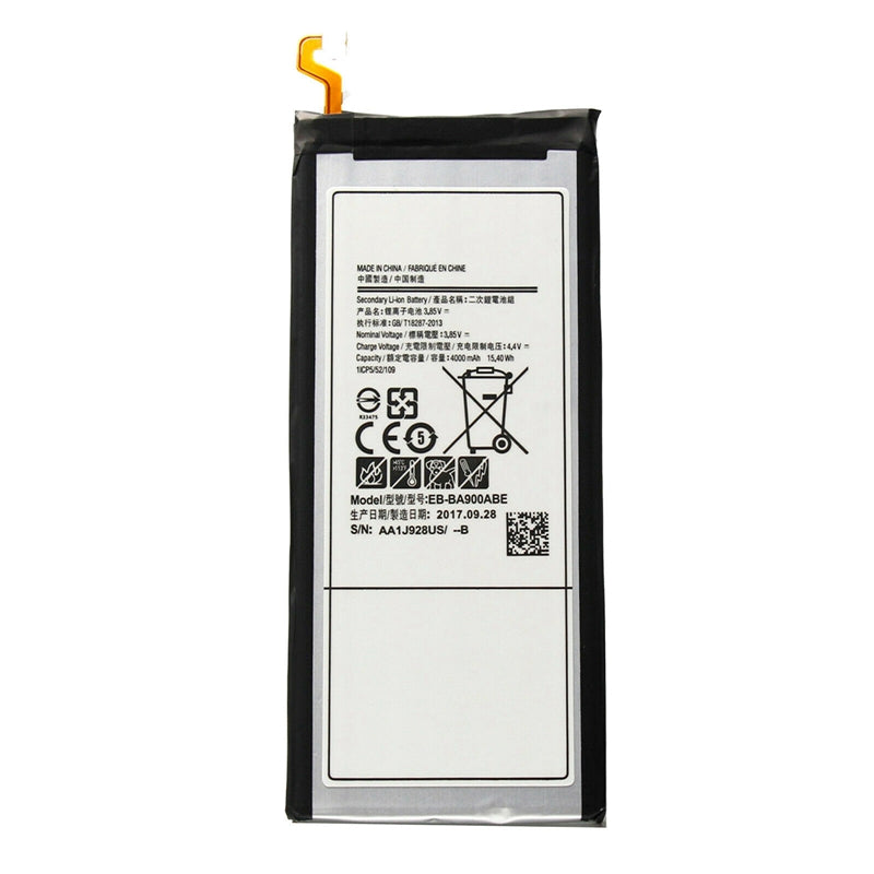 Batterie de remplacement pour Samsung Galaxy A9 2016 (A900 A9000 A9100), EB-BA900ABE EB-BA900ABA