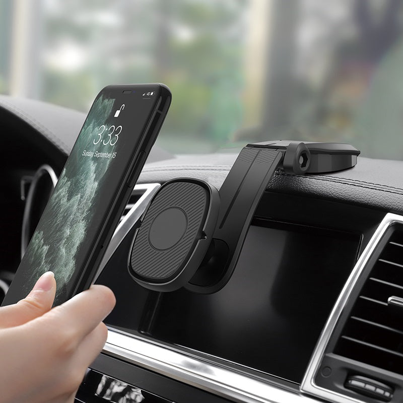 Support magnétique rotatif pour téléphone portable de voiture, bâton rotatif sur le tableau de bord