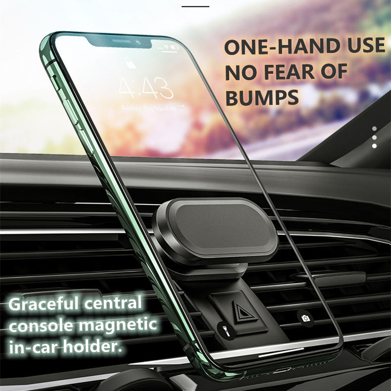 Support magnétique rotatif pour téléphone portable de voiture, tableau de bord
