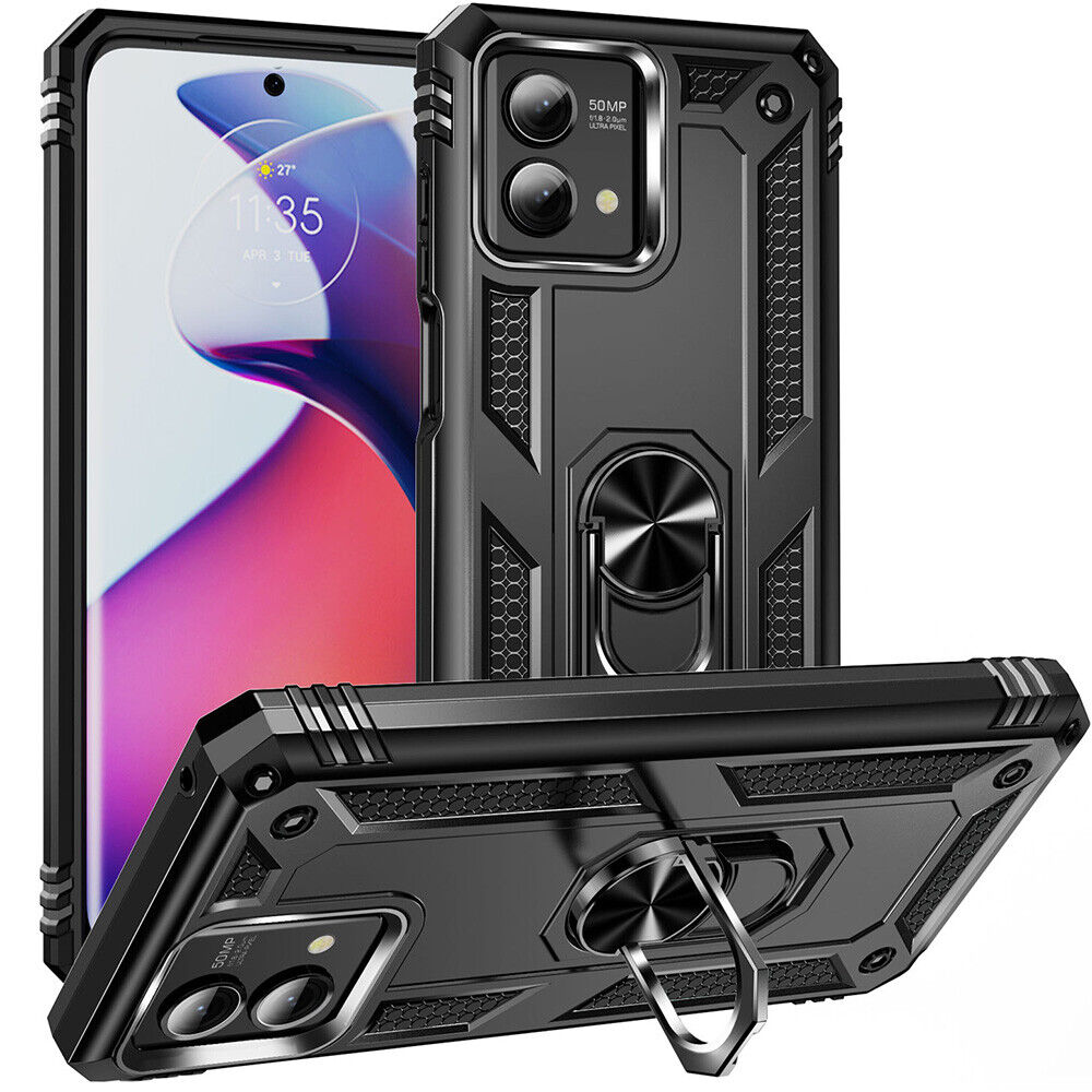 Coque hybride avec anneau pour Motorola Moto G Stylus 5G (2024)
