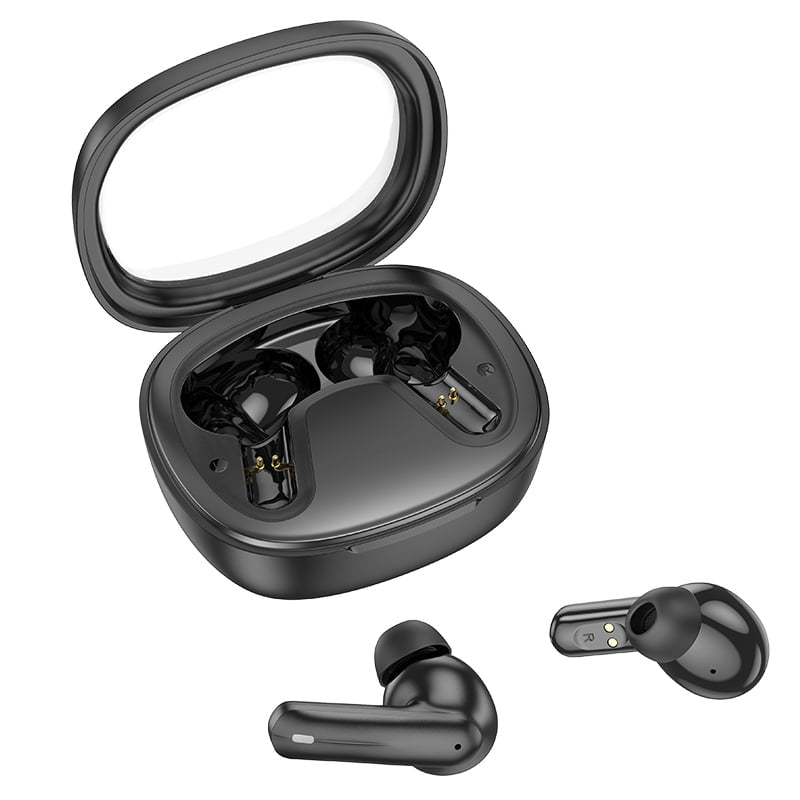 Écouteurs intra-auriculaires stéréo sans fil TWS True, casques Bluetooth avec étui de chargement