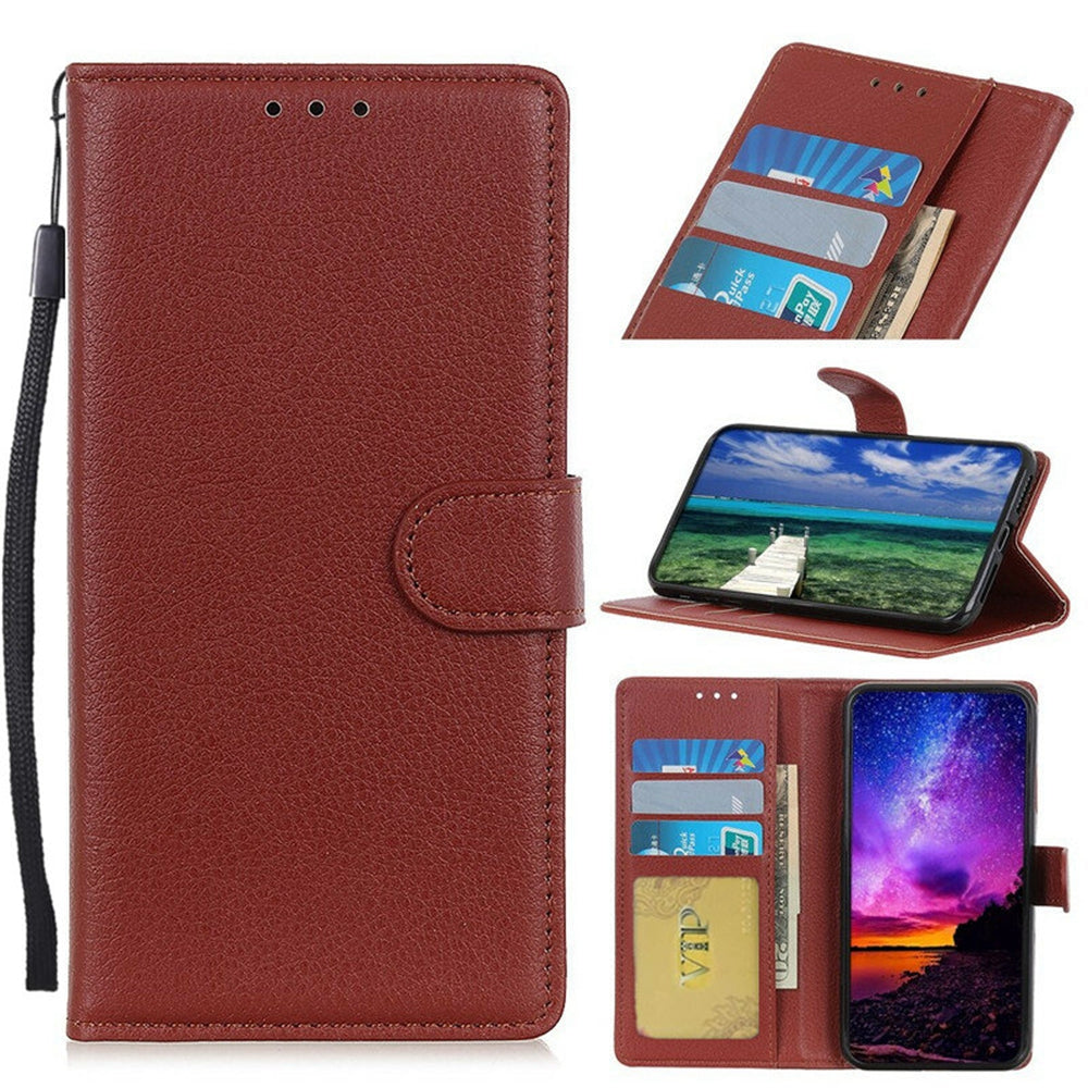 Leather Folio Wallet Case for Samsung Galaxy S25 Edge