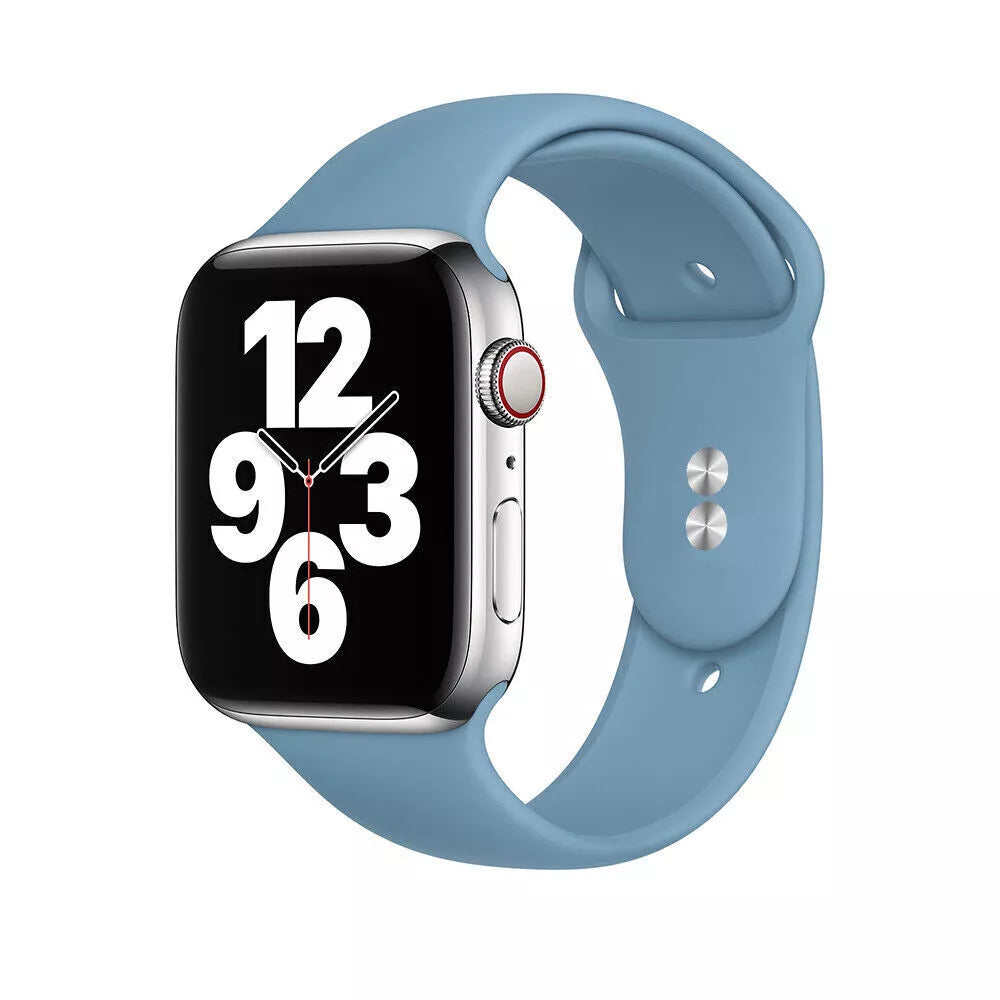 Bracelet de rechange en silicone souple pour Apple Watch iWatch
