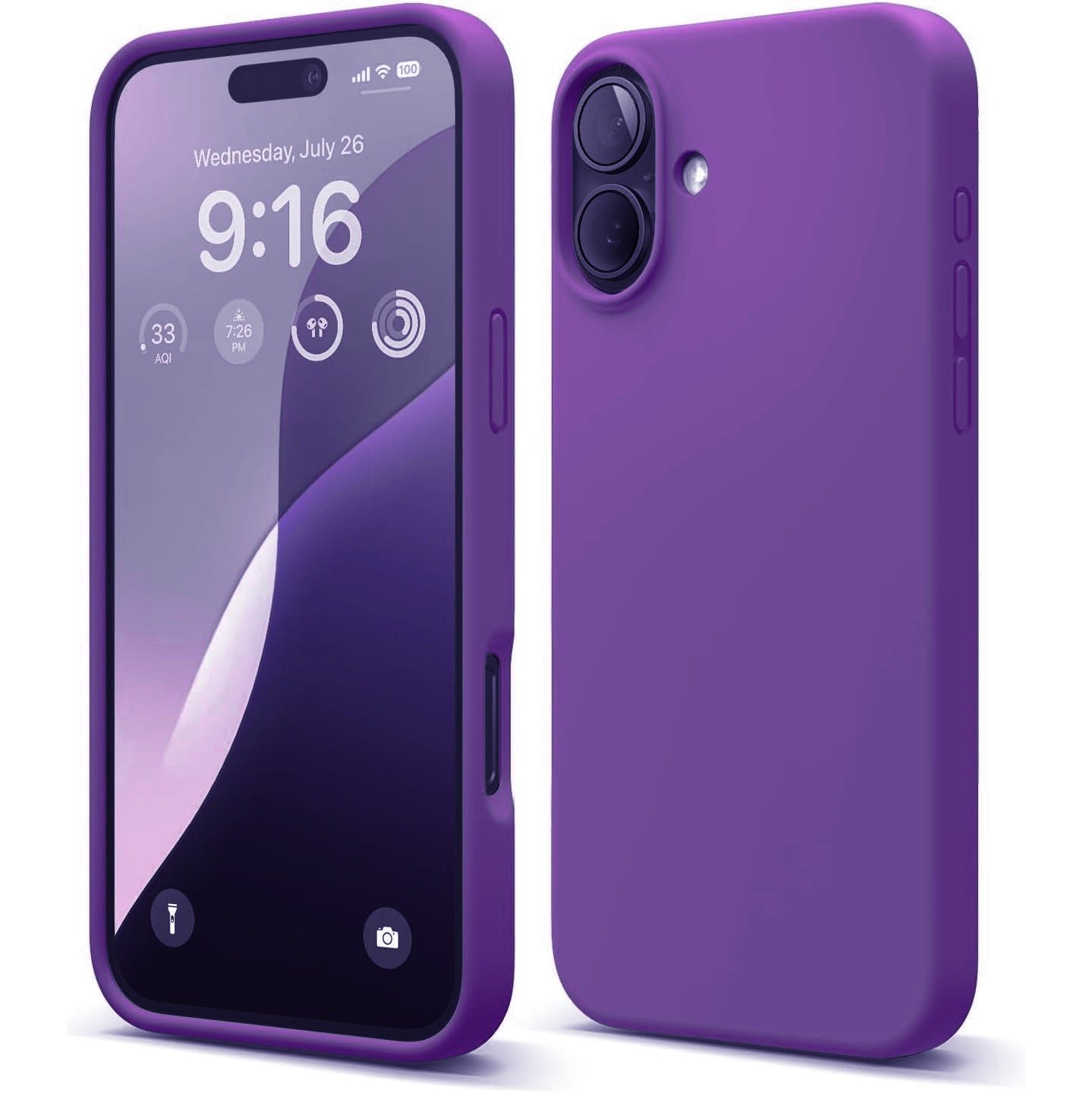 Coque en silicone liquide pour iPhone 17