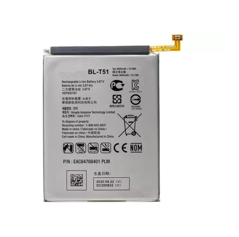Batterie de remplacement pour LG K42/K52/K62/Q52, BL-T51