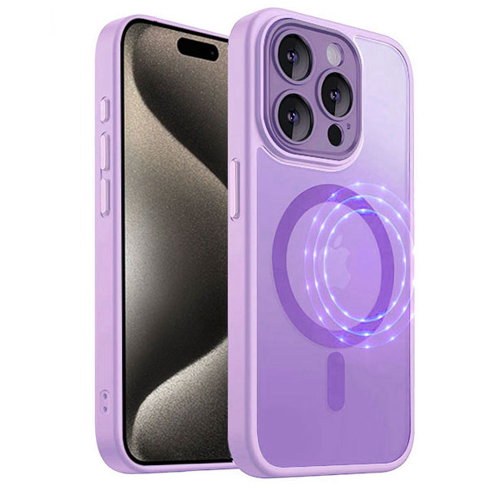 Coque hybride magnétique mate MagSafe pour iPhone 12 / 12 Pro