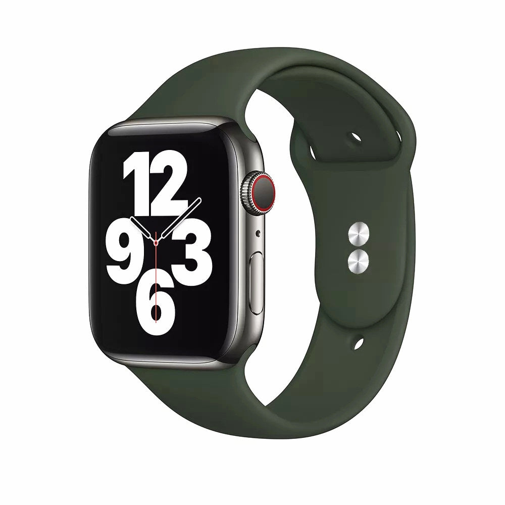 Bracelet de rechange en silicone souple pour Apple Watch iWatch