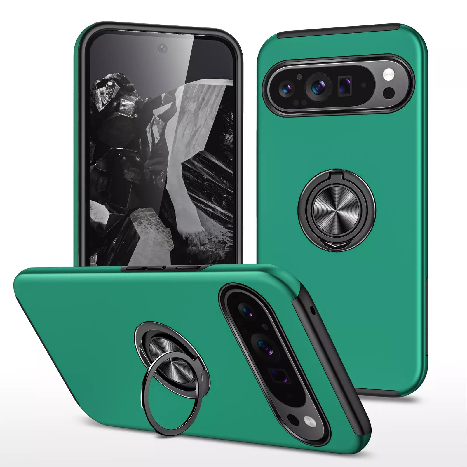 Coque hybride magnétique invisible pour Google Pixel 9 / Pixel 9 Pro