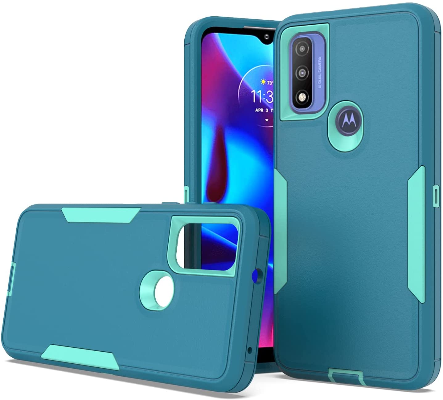 Coque hybride fine pour Motorola Moto G Pure (2021) / G Power (2022) / G Play (2023)