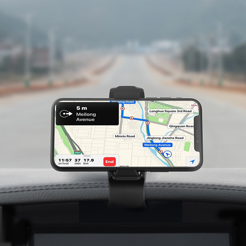 Support de téléphone de voiture à clip universel pour tableau de bord