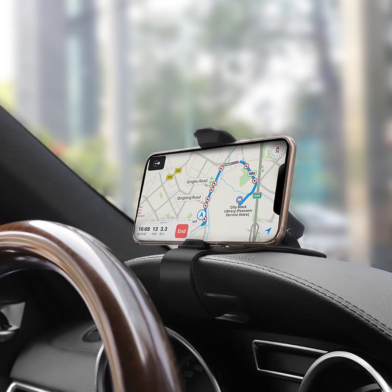 Support de téléphone de voiture à clip universel pour tableau de bord