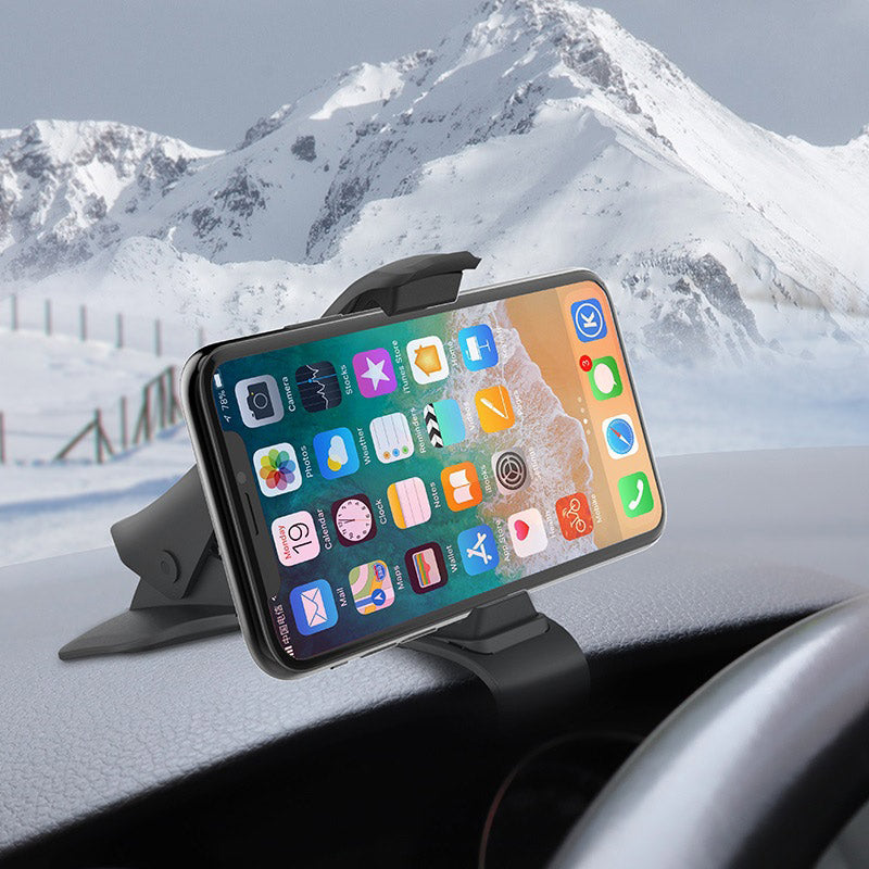 Support de téléphone de voiture à clip universel pour tableau de bord