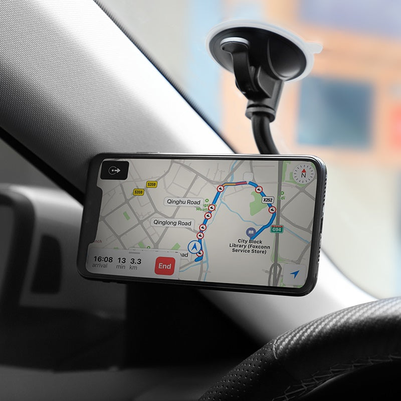 Support universel de téléphone de voiture à ventouse pour pare-brise