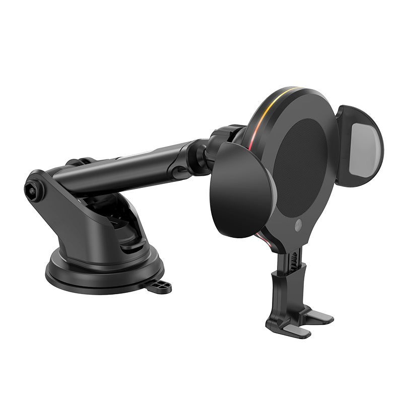Support de téléphone de voiture de chargeur sans fil magnétique pour tableau de bord/sortie d'aération