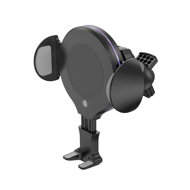 Support de téléphone de voiture de chargeur sans fil magnétique pour tableau de bord/sortie d'aération
