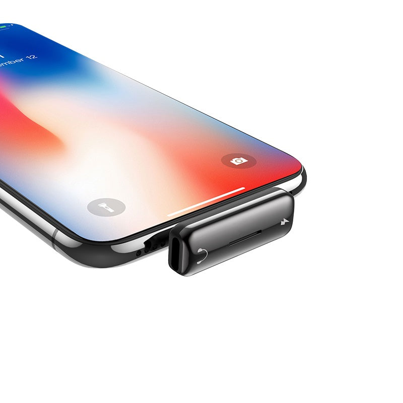 Adaptateur convertisseur séparateur audio et chargeur double Lightning vers casque