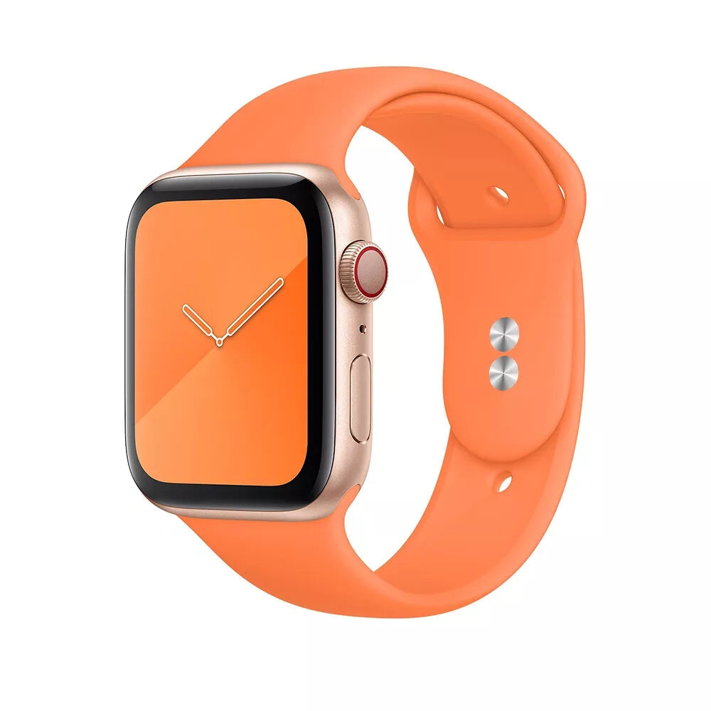 Bracelet de rechange en silicone souple pour Apple Watch iWatch
