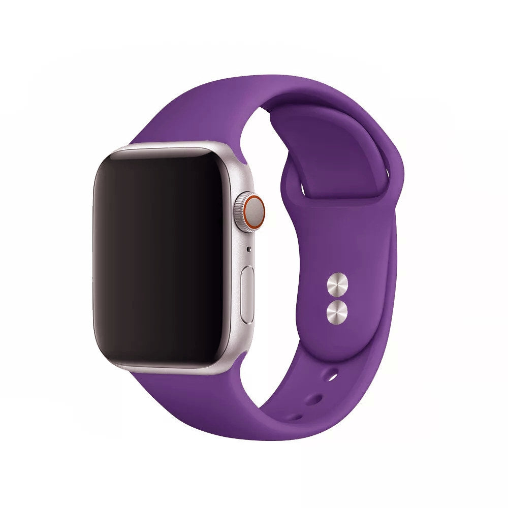 Bracelet de rechange en silicone souple pour Apple Watch iWatch
