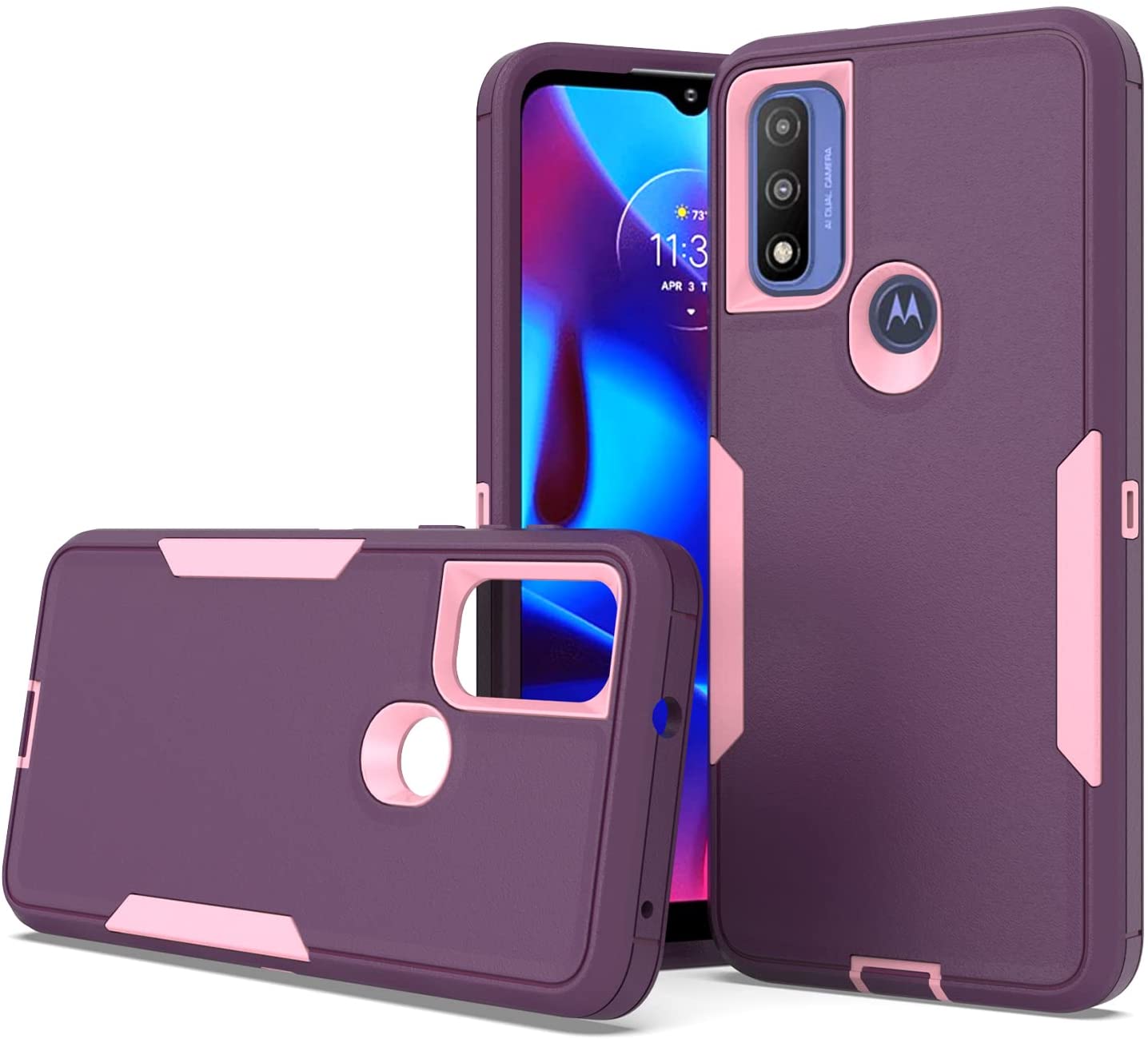 Coque hybride fine pour Motorola Moto G Pure (2021) / G Power (2022) / G Play (2023)