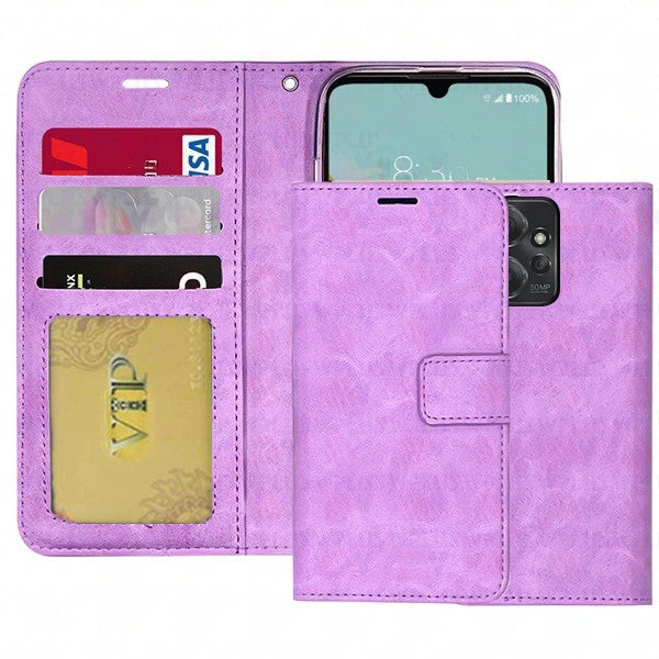 Étui portefeuille Folio en cuir pour Motorola Moto G Stylus 5G (2024)