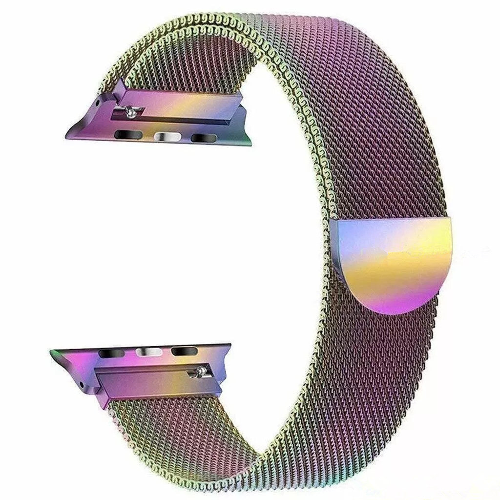 Bracelet de remplacement à boucle magnétique en métal pour Apple Watch iWatch