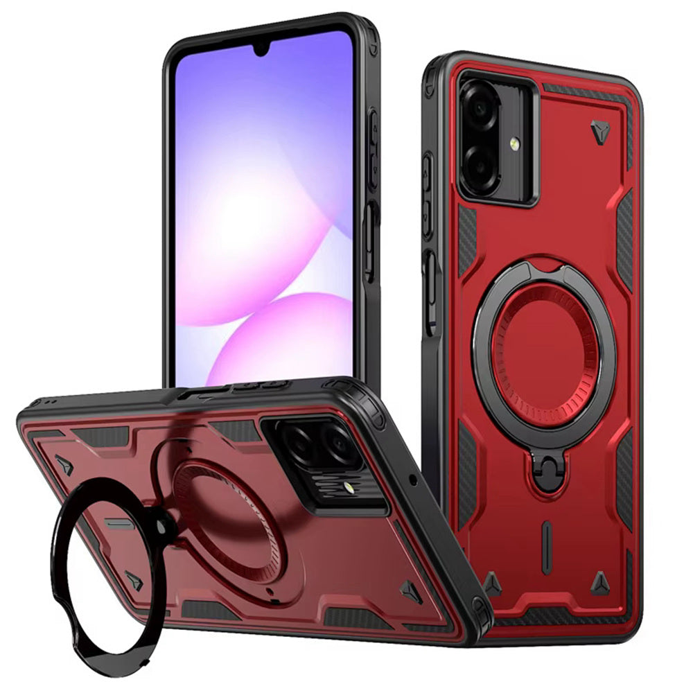 Shockproof Magsafe Kickstand Ring Case for Samsung Galaxy A07 (4G)