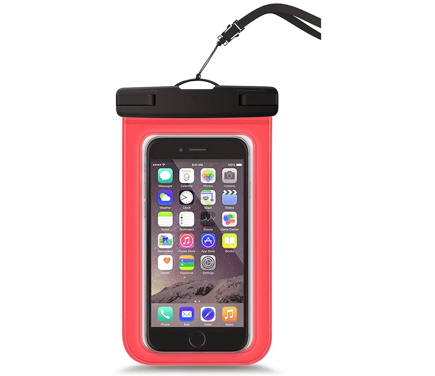 Housse de protection étanche pour sac sec de natation sous-marine pour téléphone de 4,7 à 6,5 pouces