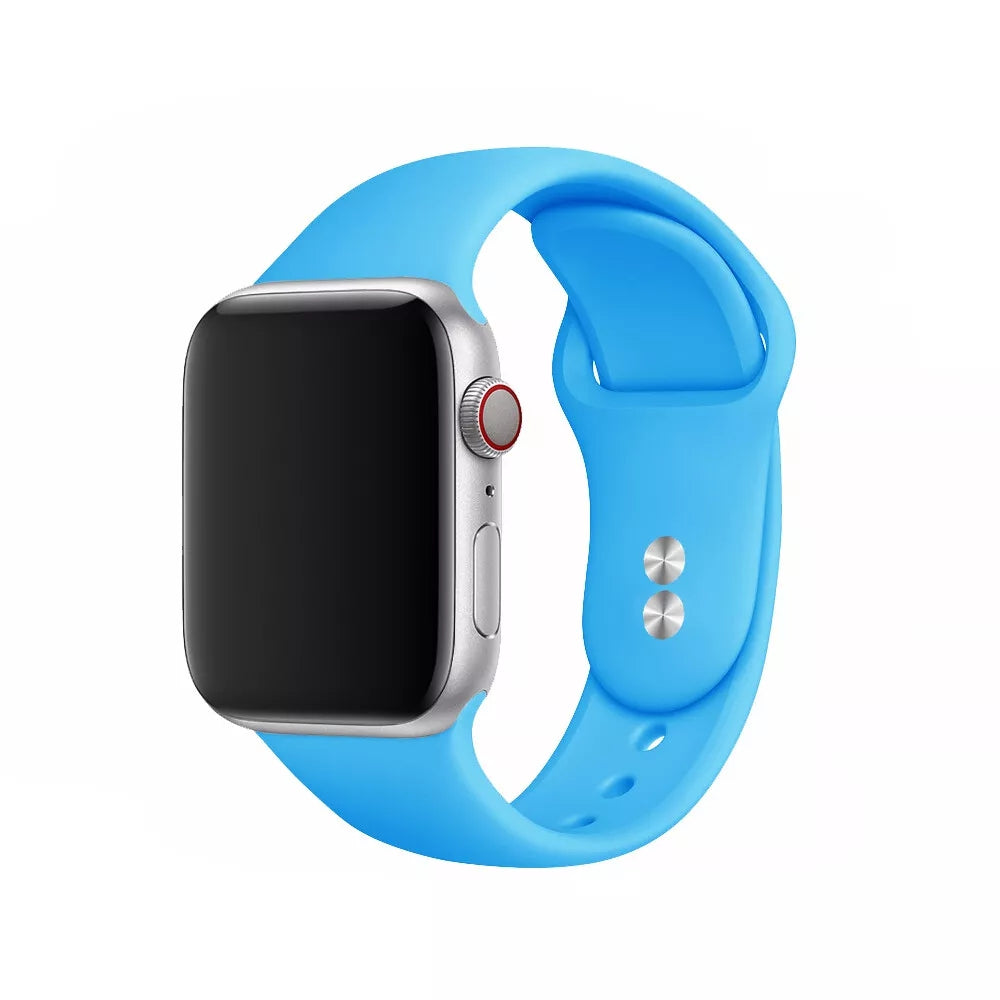 Bracelet de rechange en silicone souple pour Apple Watch iWatch