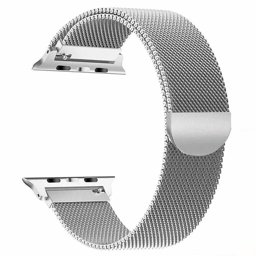 Bracelet de remplacement à boucle magnétique en métal pour Apple Watch iWatch
