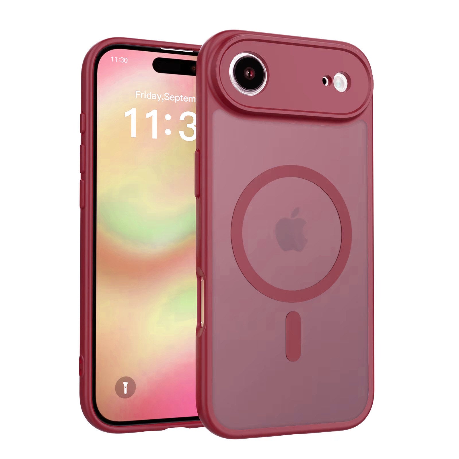 Coque hybride magnétique mate MagSafe pour iPhone 17 Air
