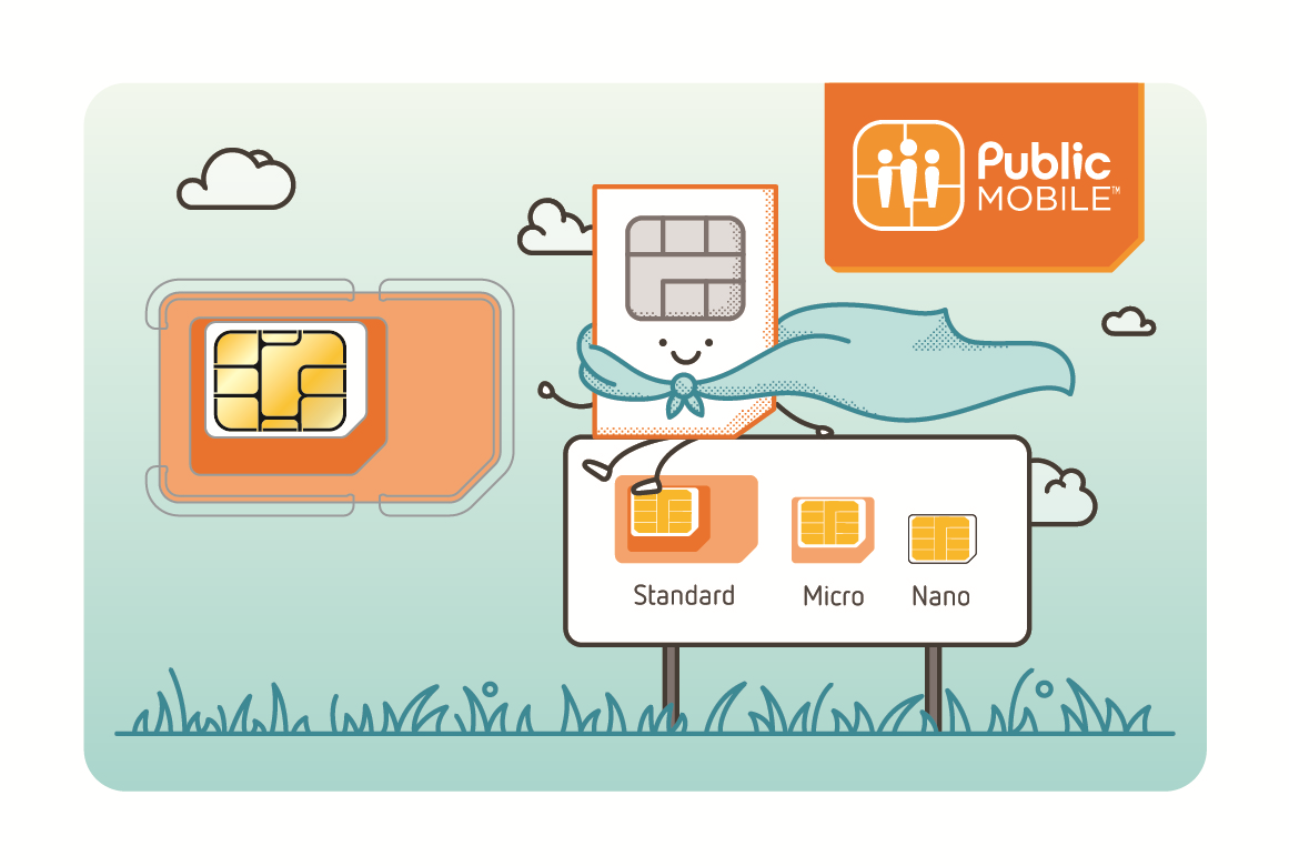 Carte multi-SIM prépayée 4G LTE Public Mobile CANADA