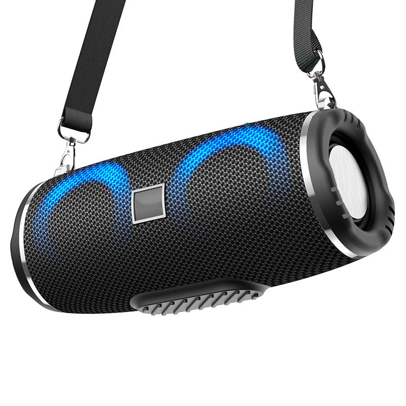 Haut-parleur stéréo Bluetooth sans fil portable clignotant à LED