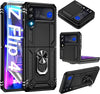 Coque hybride avec anneau pour Samsung Galaxy Z Flip 4 5G Coque hybride avec anneau pour Samsung Galaxy Z Flip 4 5G