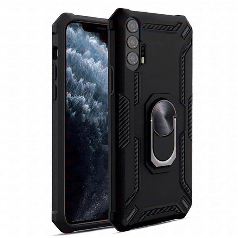 Étui à anneau hybride pour Motorola Moto Edge+ Plus (2020)