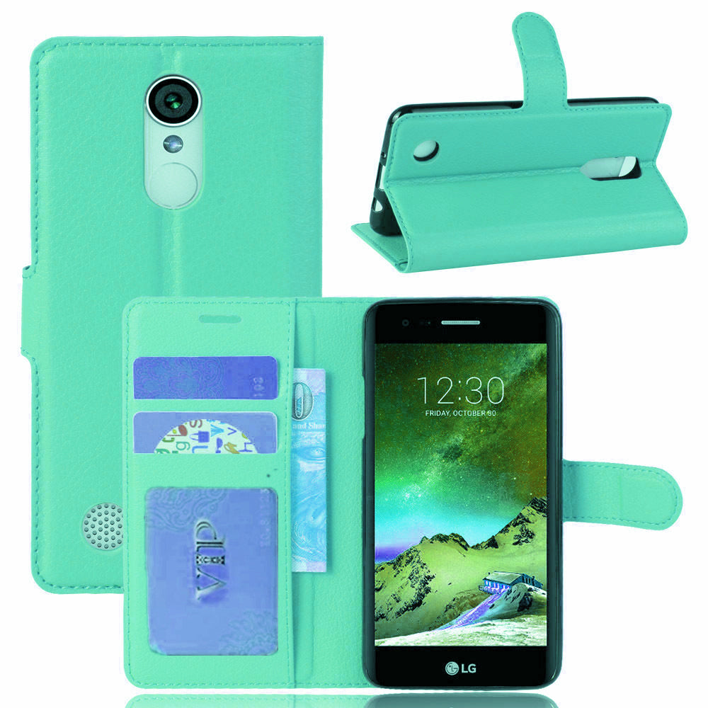Étui portefeuille folio en cuir pour LG K4 2017