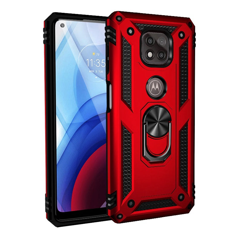 Étui à anneau hybride pour Motorola Moto G Power (2021)