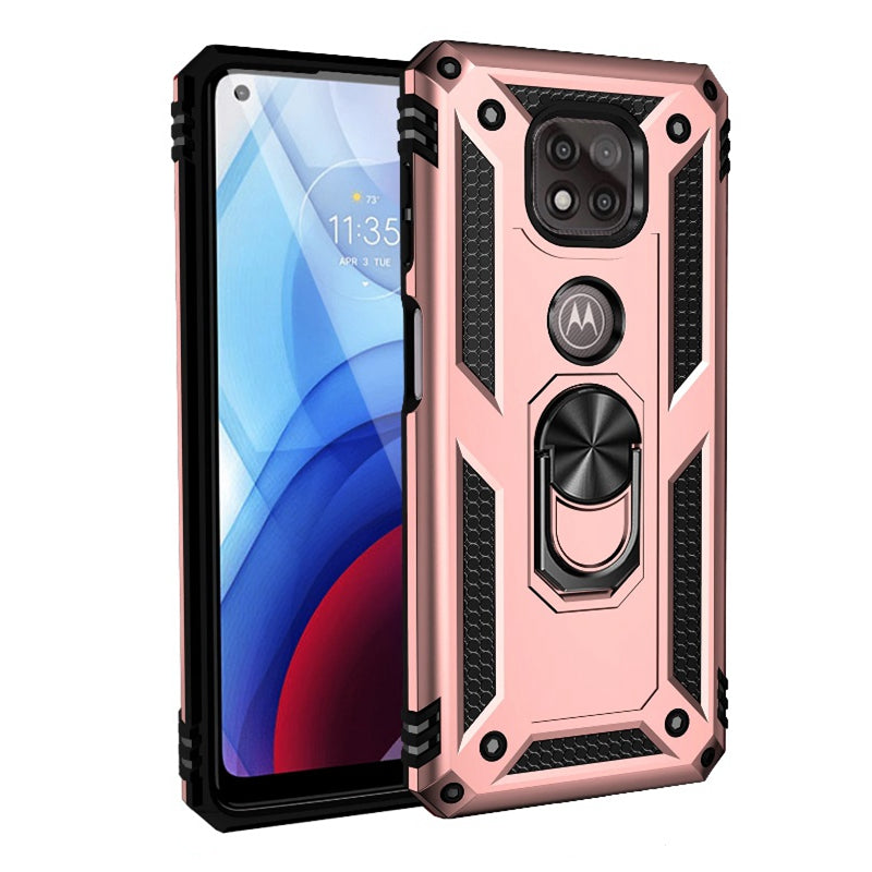 Étui à anneau hybride pour Motorola Moto G Power (2021)