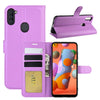 Étui portefeuille en cuir pour Samsung Galaxy A11 Étui portefeuille en cuir pour Samsung Galaxy A11