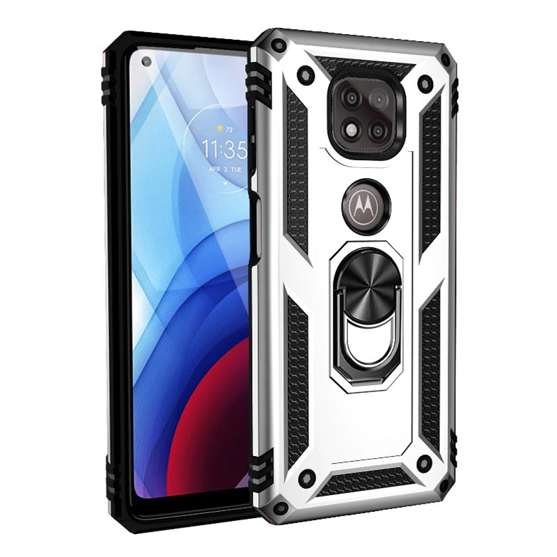 Étui à anneau hybride pour Motorola Moto G Power (2021)