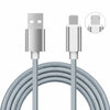 Double Sided Reversible Micro USB / Lightning Charging Data Cable (1m) Double Sided Reversible Micro USB / Lightning Charging Data Cable (1m)