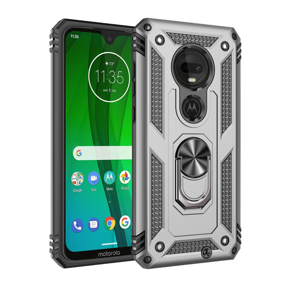 Étui à anneau hybride pour Motorola Moto G7 Power